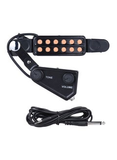 ANSELF Acoustic Guitar Pickup With 12-hole Magnetic Transducer 14 x 4 x 10cm  - Image 1