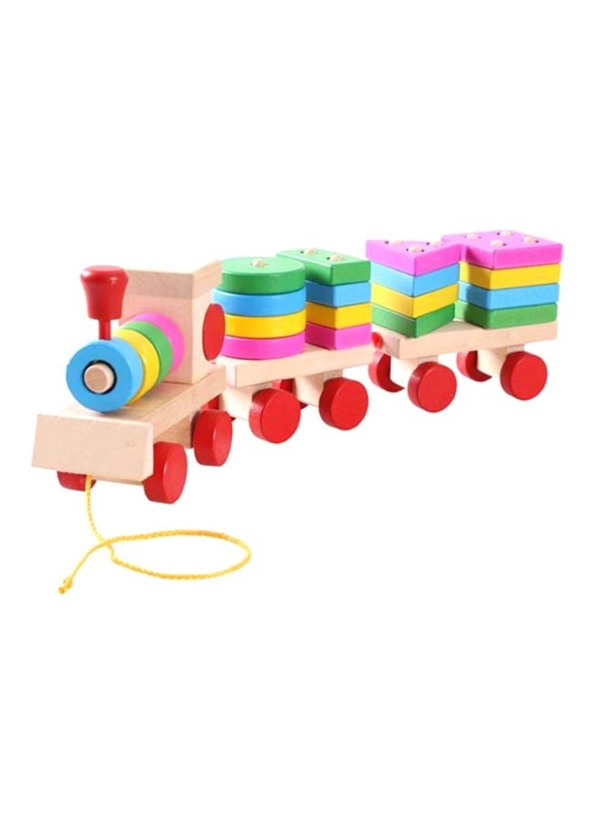 Sharpdo 3D Wooden Diy Train Puzzle 10 Centimeter - Image 1