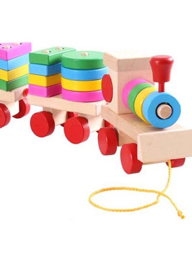 Sharpdo 3D Wooden Diy Train Puzzle 10 Centimeter - Image 3