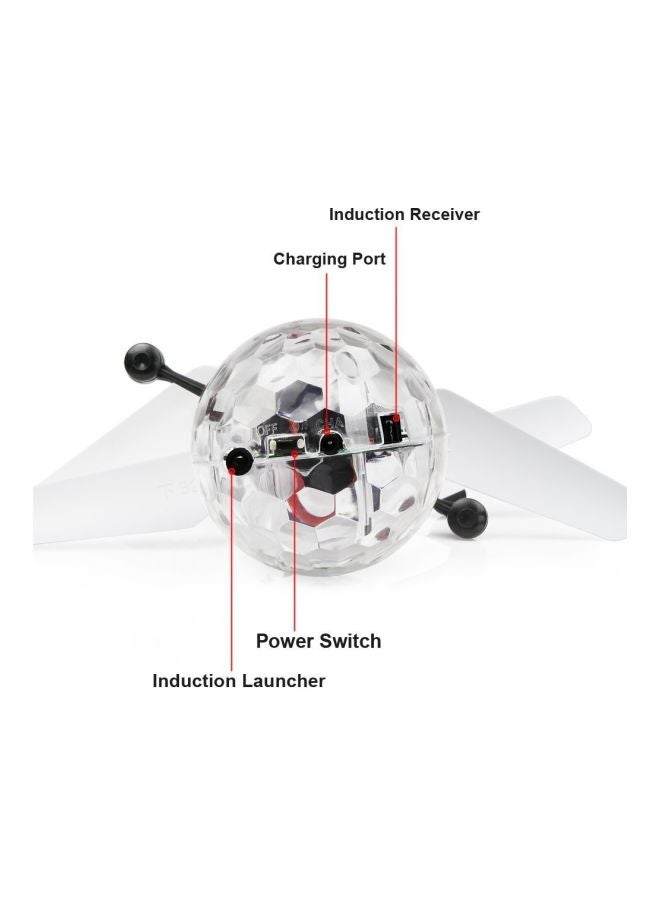 بلولانز مروحية هليكوبتر تعمل بالتحكم عن بعد والأشعة تحت الحمراء مزوّدة بمصباح LED صغير على شكل كرة - Image 5