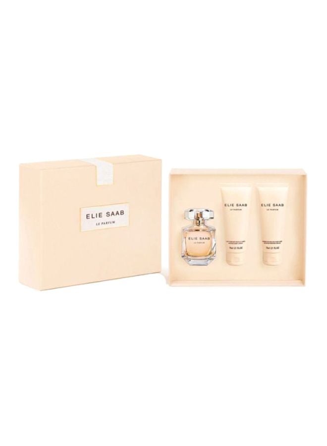 إيلي صعب طقم هدايا لا برفان من 3 قطع EDP 90Ml, Body Lotion 75Ml, Shower Cream 75ملليلتر  - Image 2