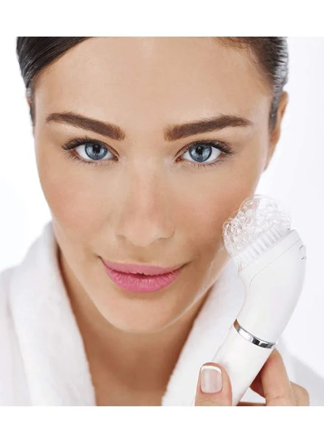 براون 80-B Face Beauty Sponge - 2-Piece White