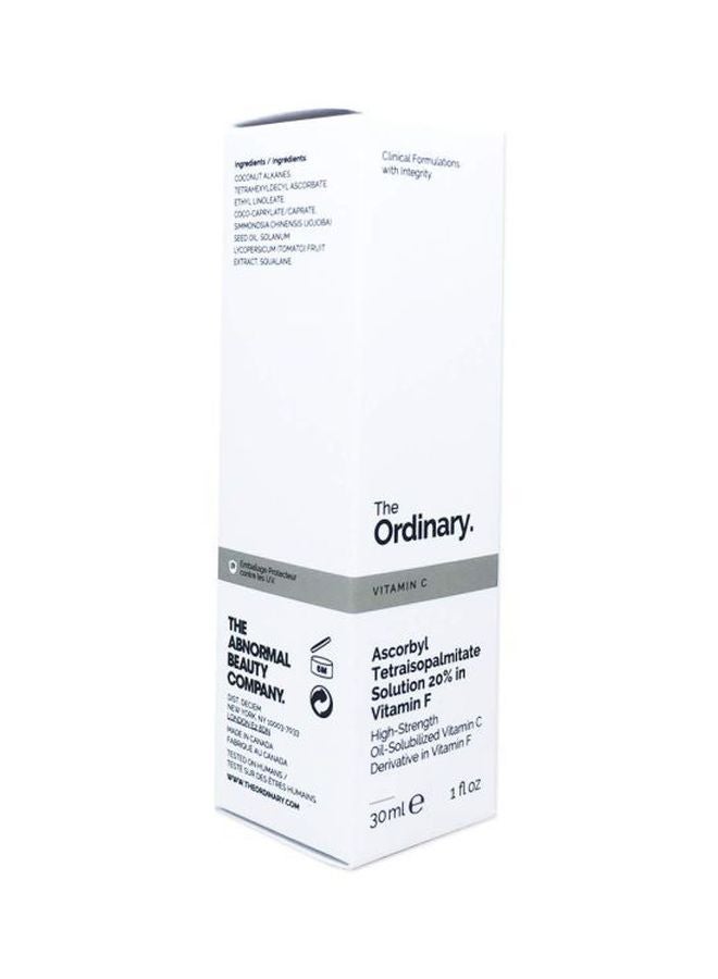 The Ordinary - Ascorbyl Tetraisopalmitate Solution 20% In Vitamin F 30ml - Image 1