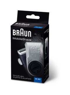 BRAUN M-90 Mobile Shaver Silver/Blue  - Image 4