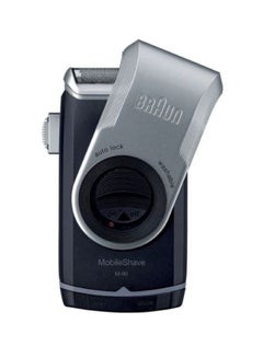 BRAUN M-90 Mobile Shaver Silver/Blue  - Image 3