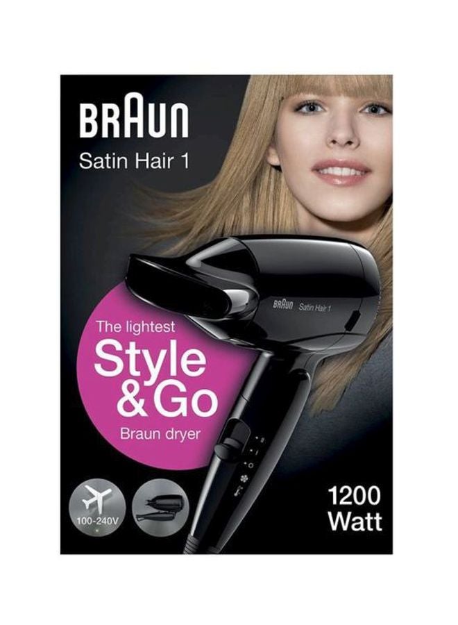BRAUN Satin Style And Go Dryer Black 10x6x6inch - Image 4