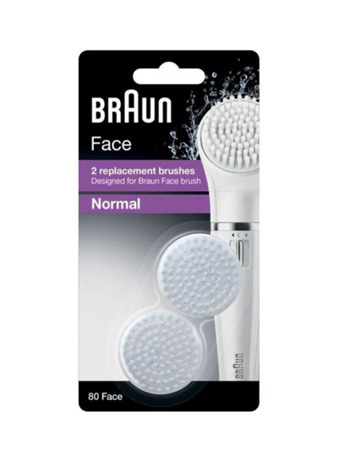 BRAUN Pack Of 2 Face Extra Sensitive Cleansing Brush - Image 2