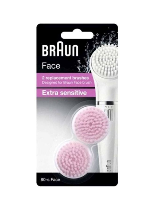 براون فرشاة بديلة حساسة لآلة تنظيف الوجه أبيض - Image 3