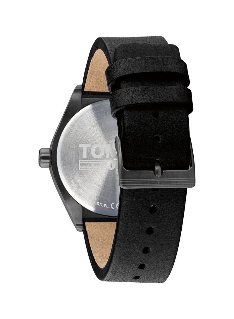 TOMMY HILFIGER Men's Leather Analog Wrist Watch 1791773  - Image 5