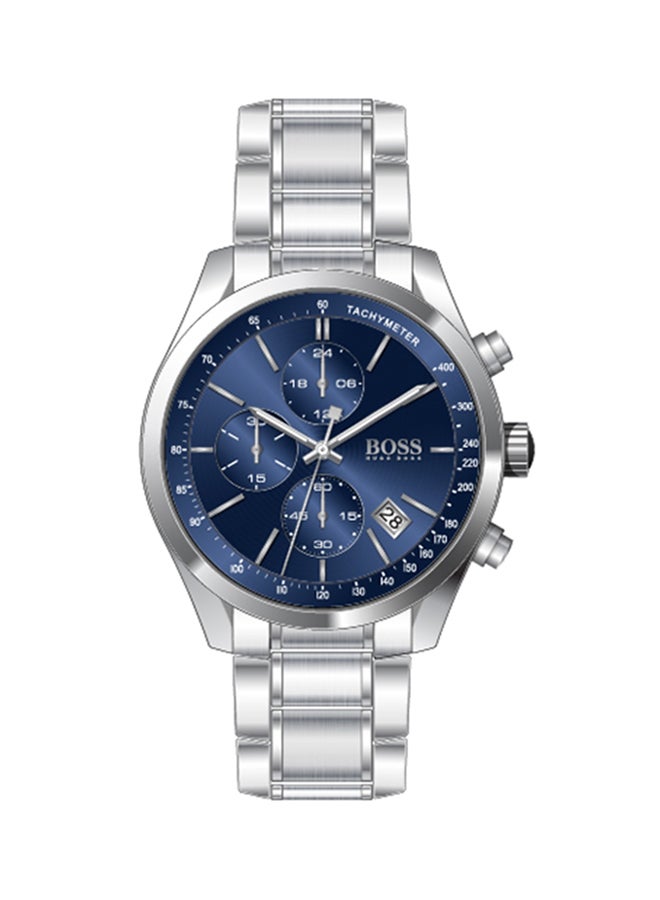 HUGO BOSS Men's Grand Prix Stainless Steel Chronograph Wrist Watch 1513478  - Image 1