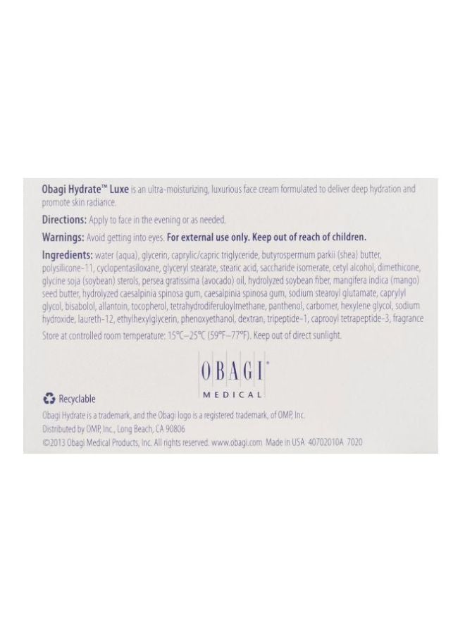 Hydrate Luxe Moisture-Rich Cream