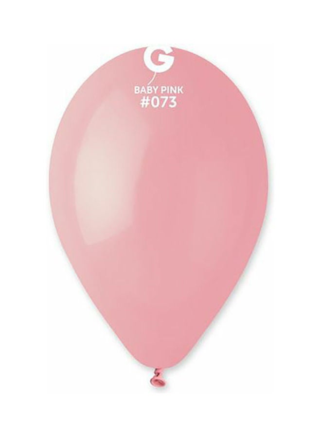 100-Piece Balloon Set 90g Baby Pink 26cm 