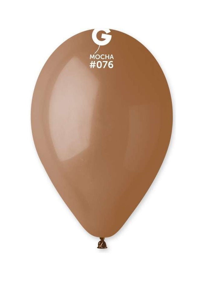 100-Piece Balloon Set 90g Mocha 26cm  - Image 2