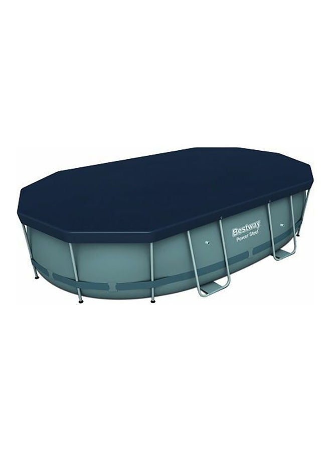 Bestway Oval Pool Cover Black 4.24x2.50x1meter - Image 1
