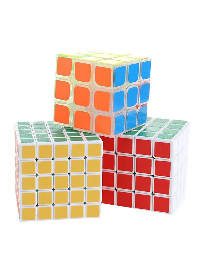 مجموعة من 3 قطع لغز المكعب السحري 6x6x6سم - Image 1