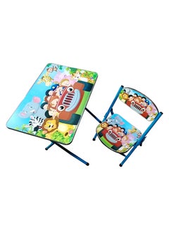 Generic Wooden Studying Foldable Table And Chair Multicolour  - Image 2