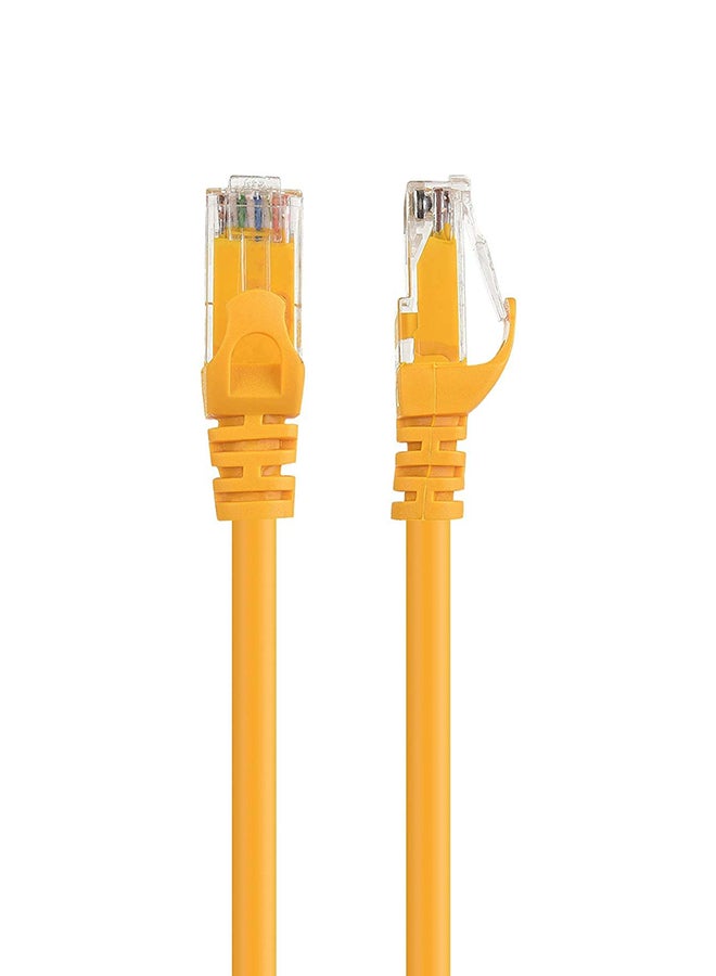 JE Pack Of 5 Cat6 Ethernet Cable Yellow  - Image 3