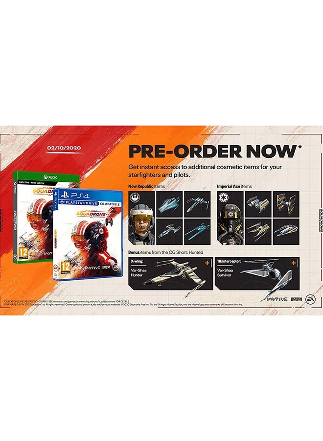 EA - Star Wars : Squadron (Intl Version) - PlayStation 4 (PS4) - Image 1