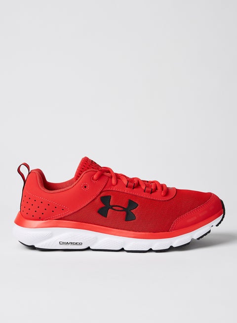UA Charged Assert 8 Running Shoes Versa Red/White/Mod Gray