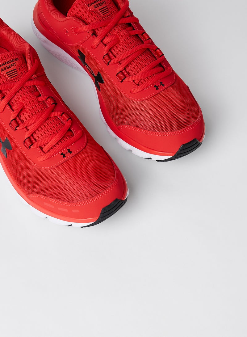 UA Charged Assert 8 Running Shoes Versa Red/White/Mod Gray