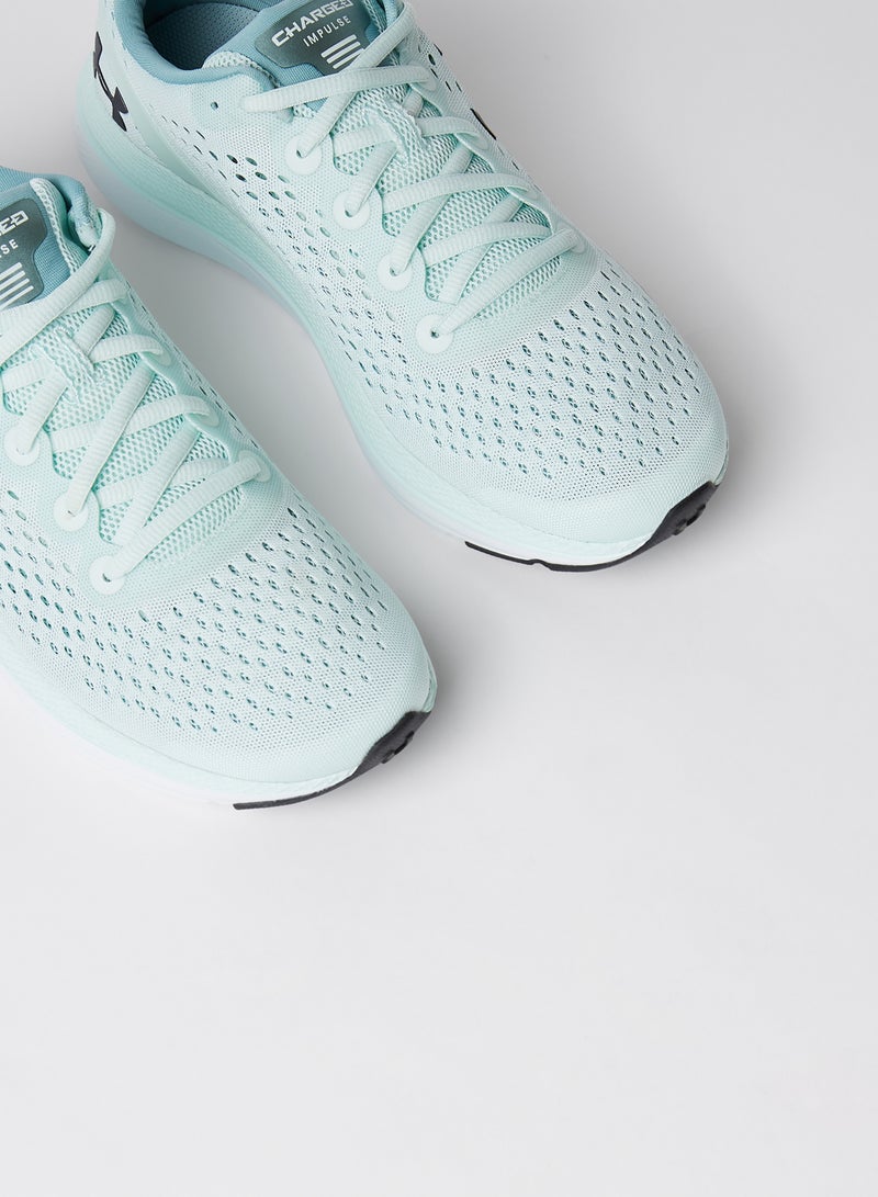 UA Charged Impulse Running Shoes Sea glass Blue/White/Jet Gray