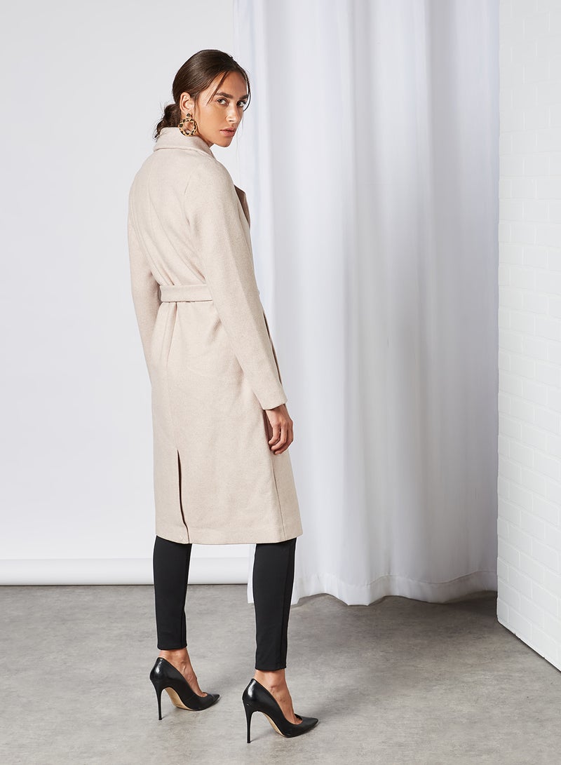 ONLY - Gina Wool Wrap Coat Humus - Image 1