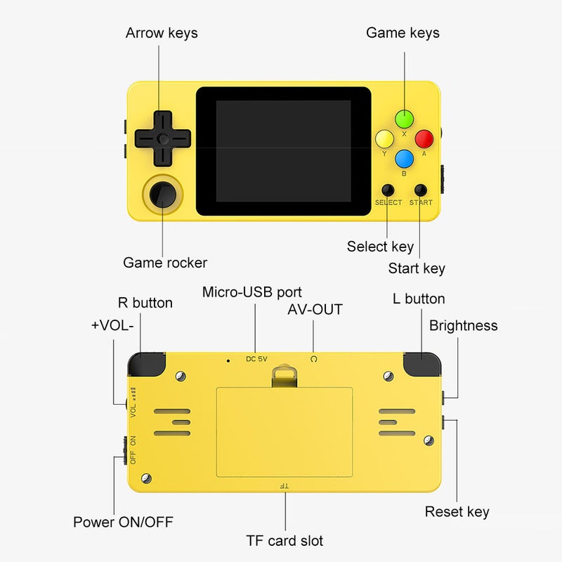 Mini Handheld Video Game Console 16GB With Joystick - Image 3