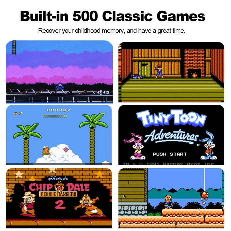 500 In 1 Classic Handheld Game Console - Image 2