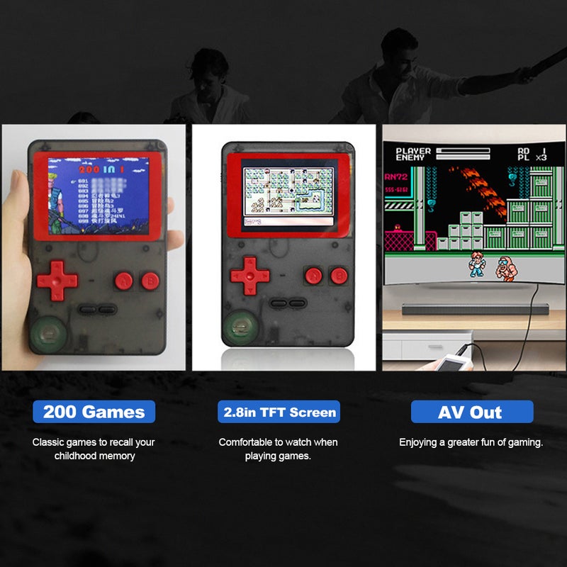 Built-in 200 Classic Handheld Game Console - Image 3
