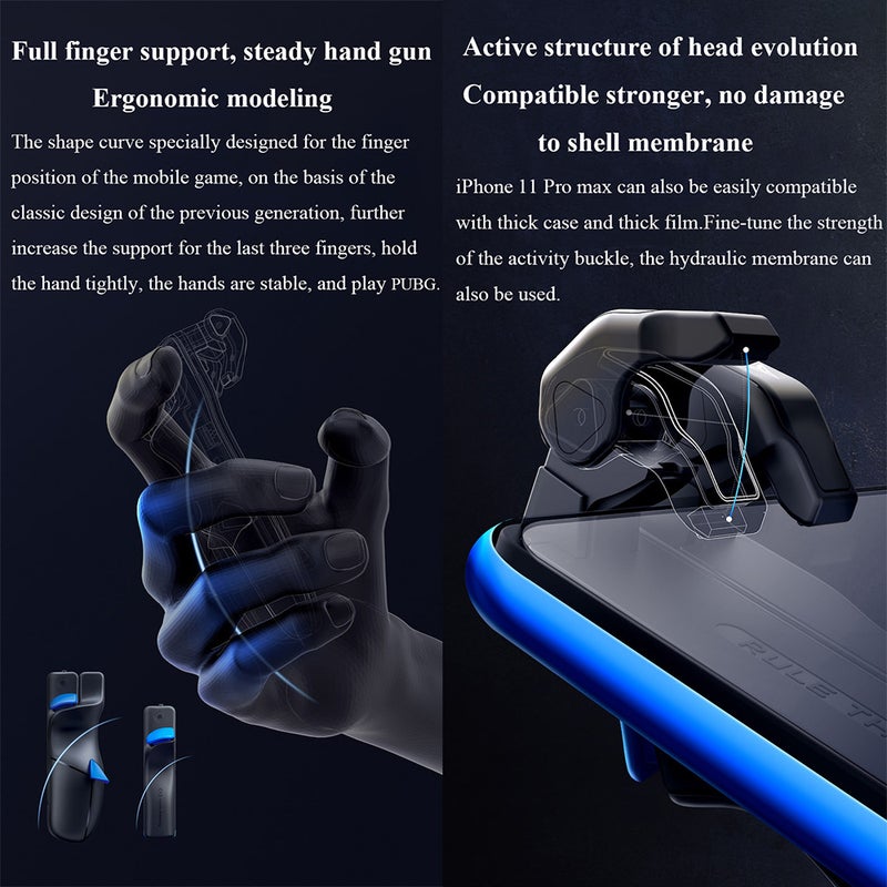 FlyDigi - Global Version 2-Piece Stinger 2 Trigger 2 Auxiliary Artifact Game Button For iOS Android - wireless - Image 1