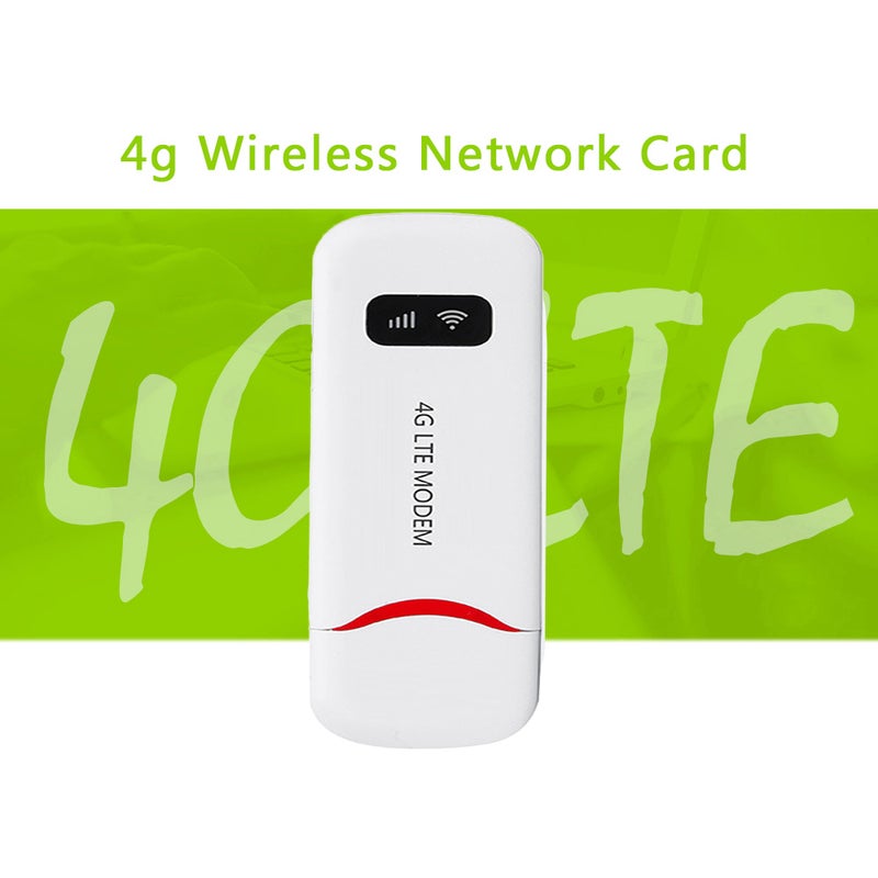 Generic 100M Mini Portable 4G LTE USB WiFi Modem Router White  - Image 4