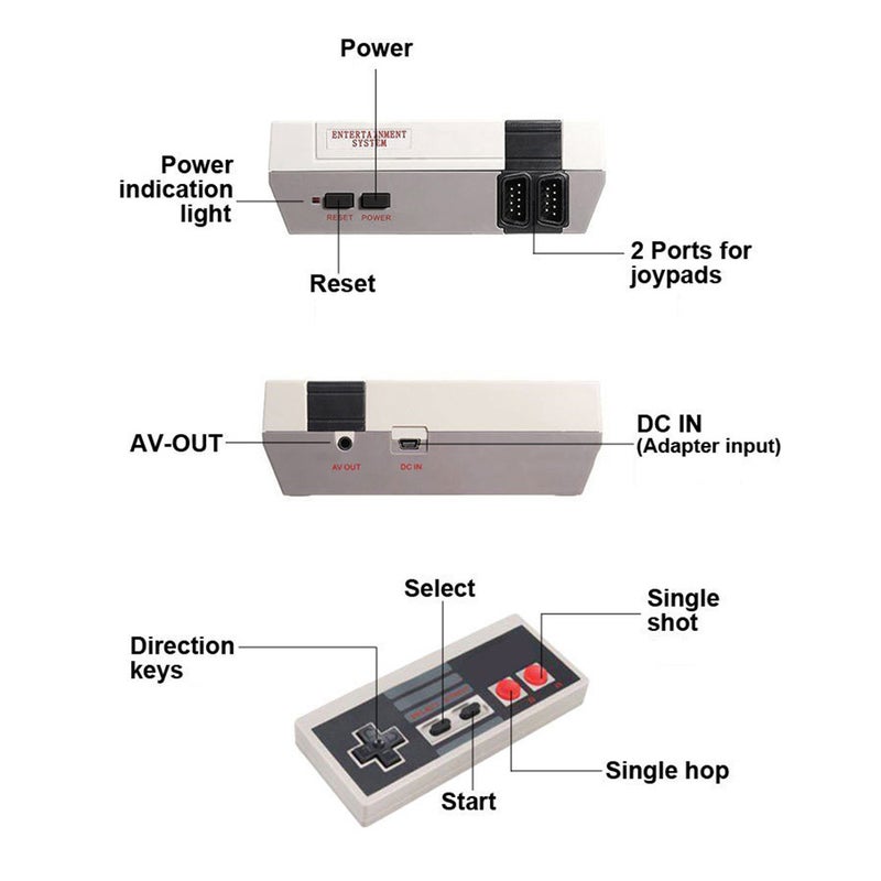 Generic - Built-in 620/500 Retro Handheld Video Game Console - Image 1