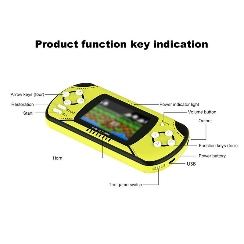 Generic - USB Charging Handheld Console Game - Image 1