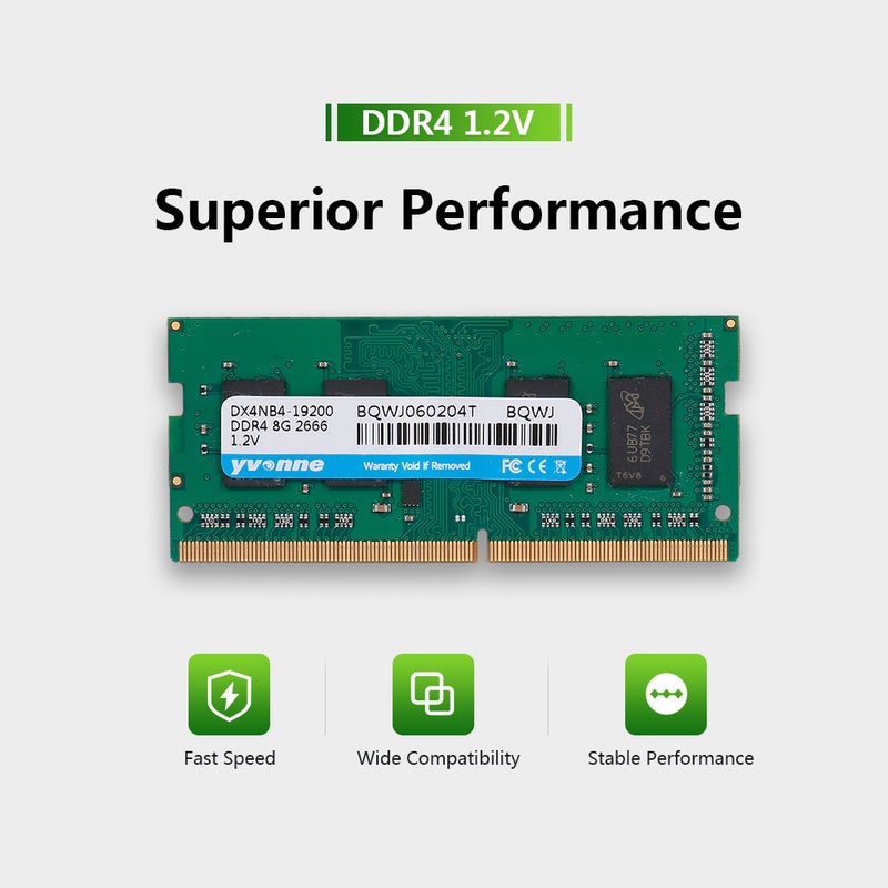 yvonne - DDR4 2666MHz Low Power Consumption RAM Dark green - Image 1