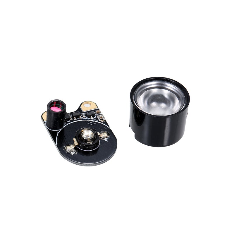 2-Piece Raspberry Pi 3 Infrared LED Light Board Module Black