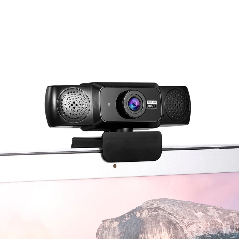 كاميرا ويب عالية الوضوح بدقة 2 ميجابكسل 1080P أسود - Image 4