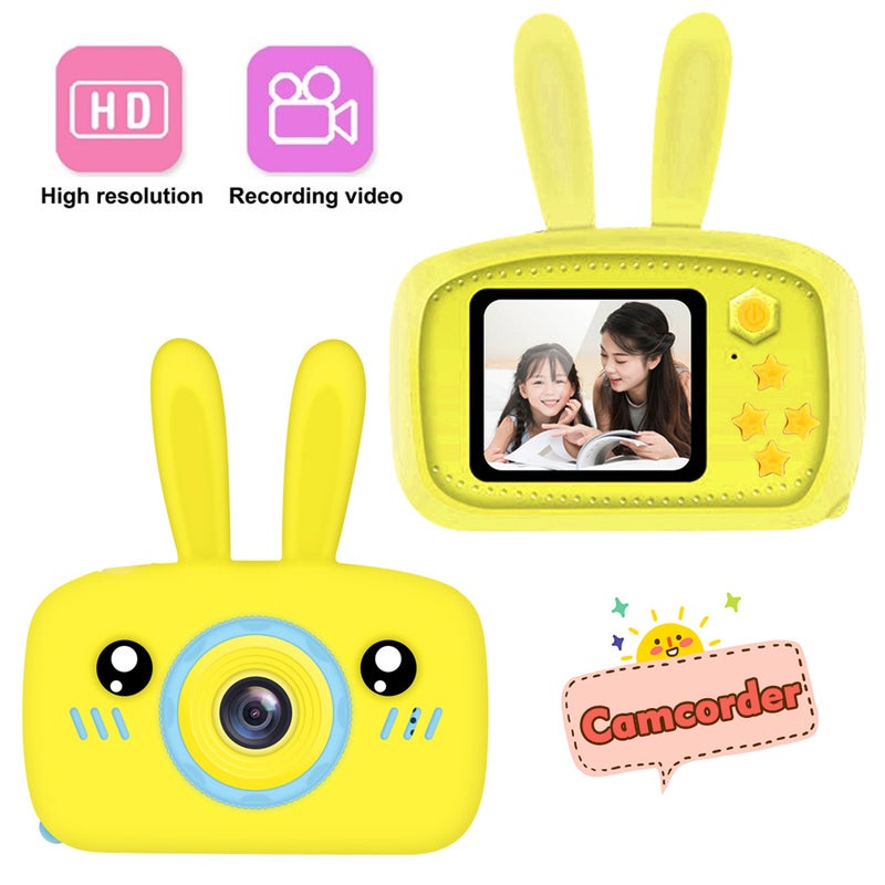 1200W 1080P FHD Digital Video Camera Yellow/Blue  - Image 2