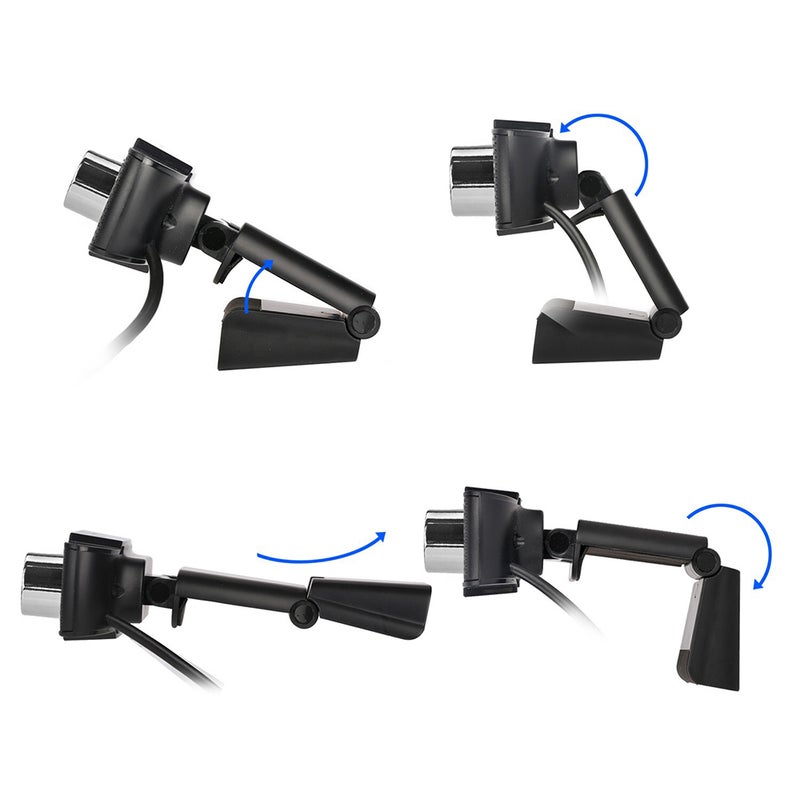 720P Full High Definition Webcam Black/Red - Image 3