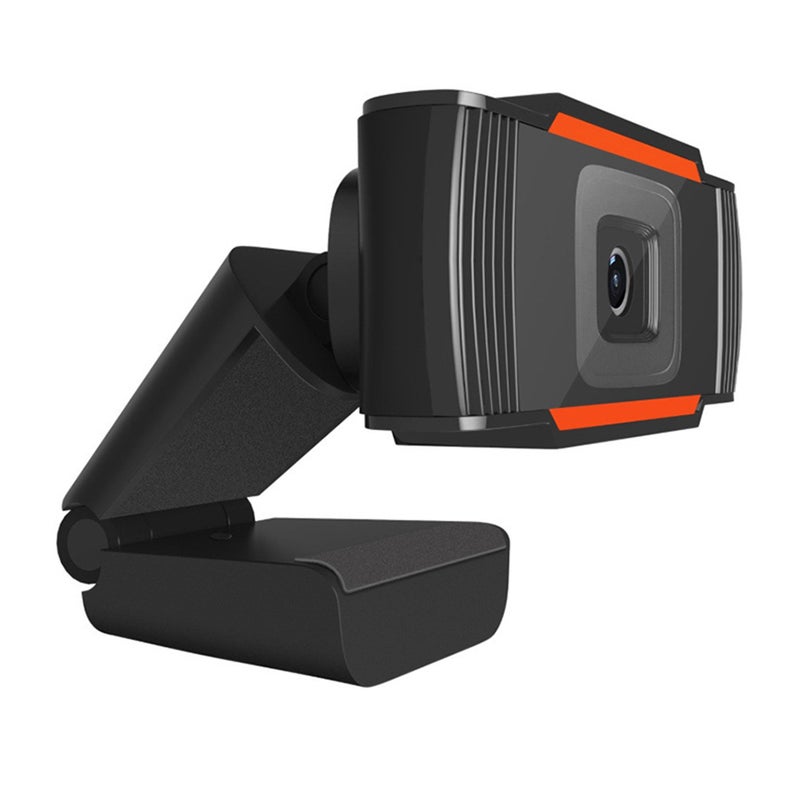 1080P HD Streaming Webcam Black/Orange - Image 3