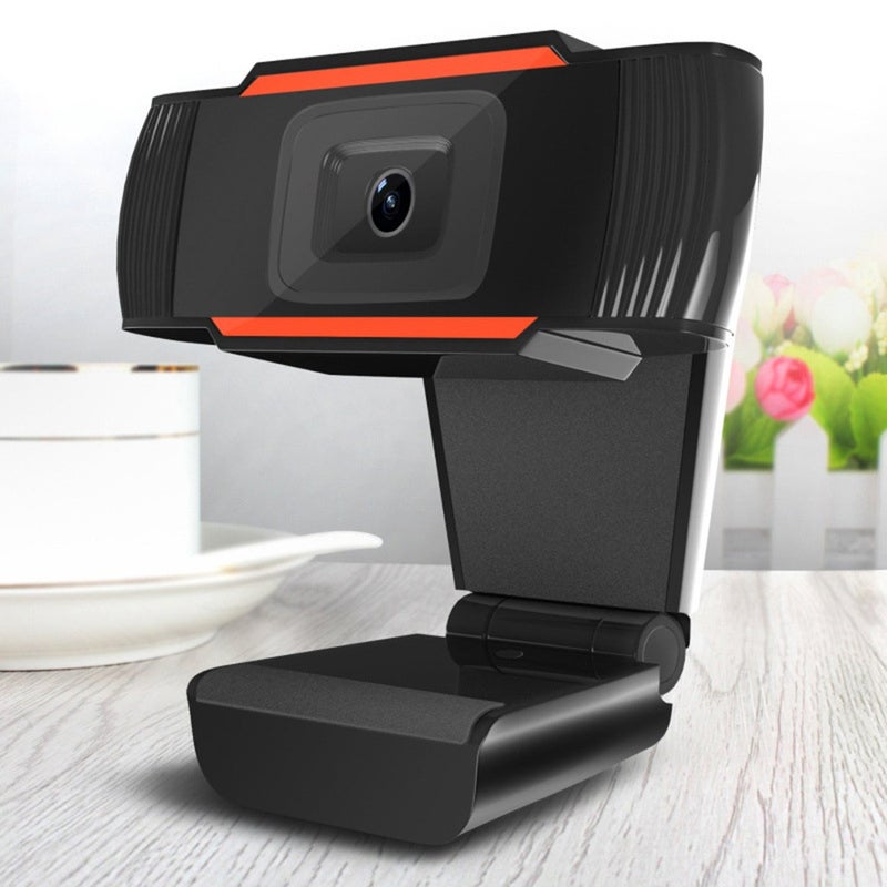1080P HD Streaming Webcam Black/Orange - Image 2