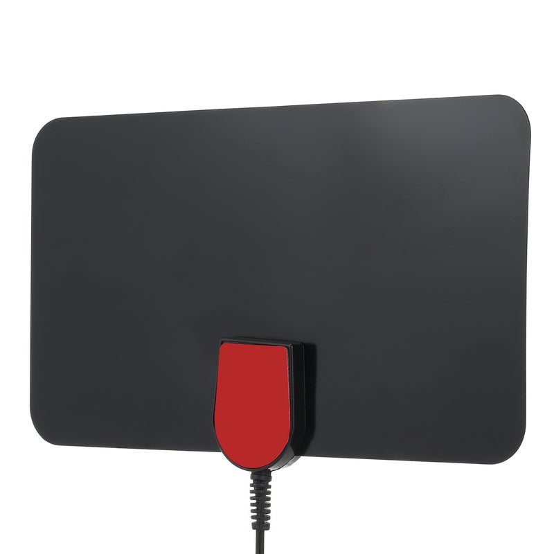 Flat Panel UHF FM HDTV Antenna Signal Receiver Black - Image 4