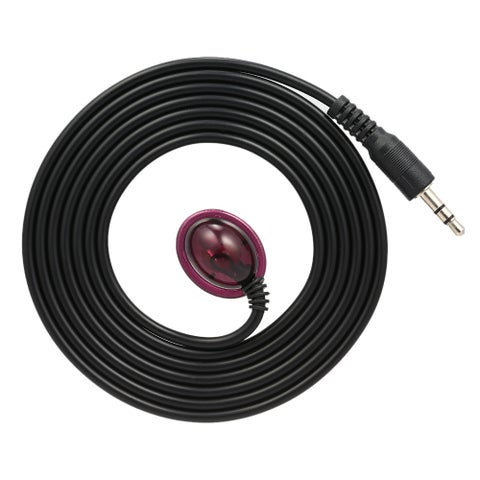 External IR Receiver Extender Cable Infrared Remote Transmitter Black