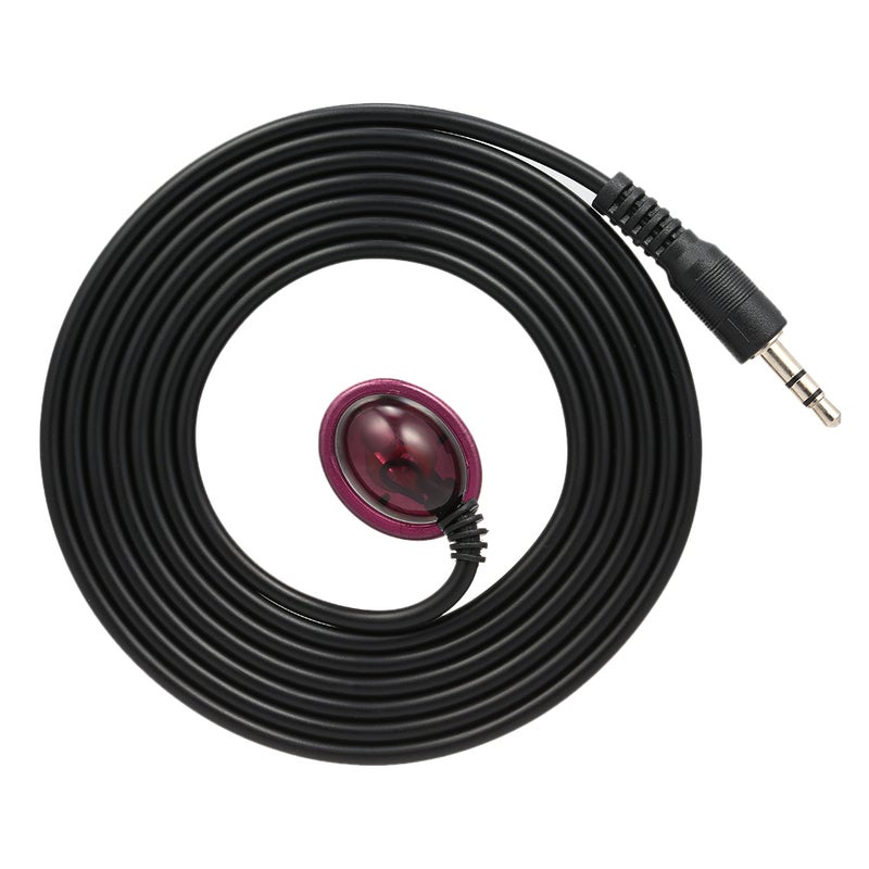 External IR Receiver Extender Cable Infrared Remote Transmitter Black