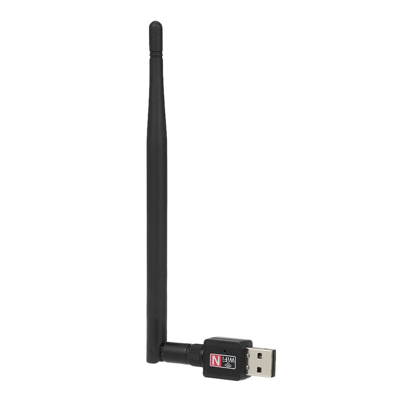 Wireless USB WiFi Adaptor Dongle Black - Image 1