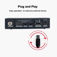 جي تي ميديا مفتاح تأمين محول واي فاي لاسلكي بمنفذ USB أسود  - Image 4