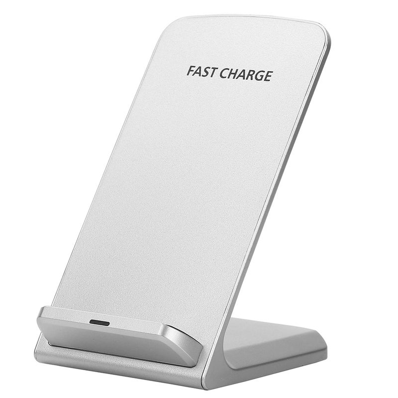 Wireless Charger Power Cellphone Bracket Phone Holder Stand White - Image 1