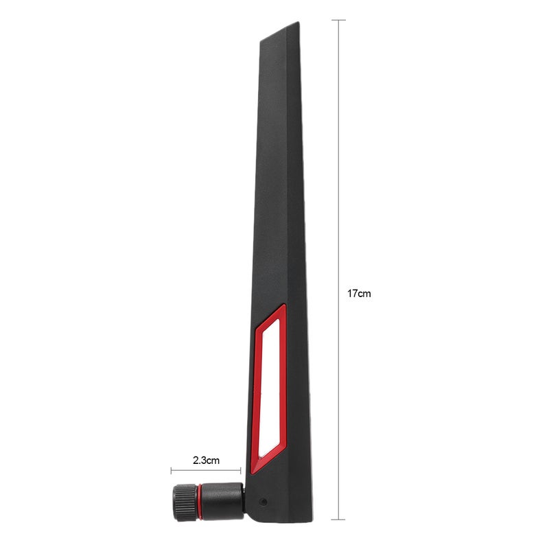 Omni-Directional External Antenna Wireless RP-SMA Male Connector Router Black - Image 2