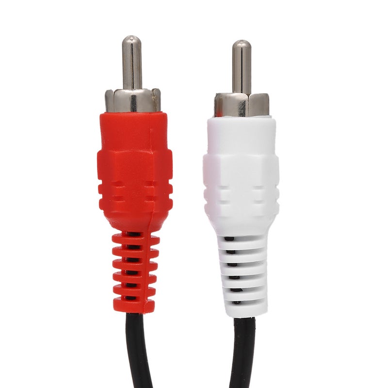 Female To 2 RCA Male Audio Cable Black - Image 2