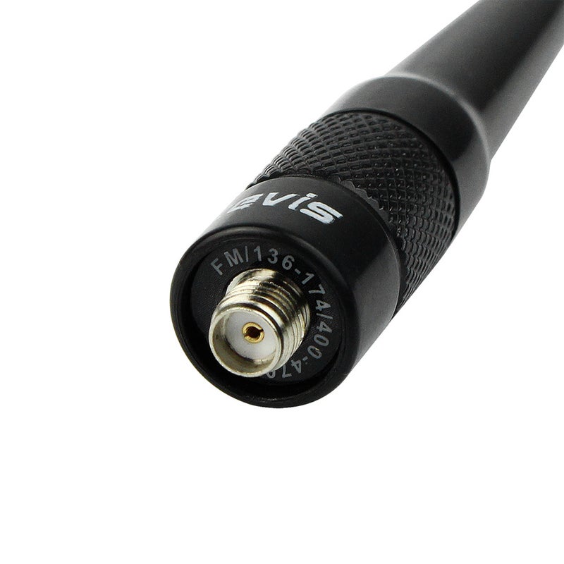 Retevis - RHD-771 VHF UHF Dual-Band Intercom Antenna with SMA-M Interface Black - Image 1