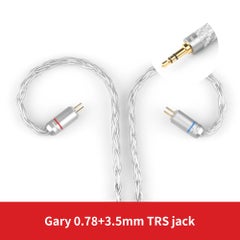 TRN T2 HiFi Upgrade Detachable Replaceable Headphone Cable Grey  - Image 1